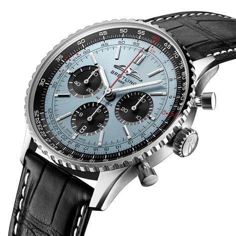 blue breitling watch - breitling blue face navitimer.